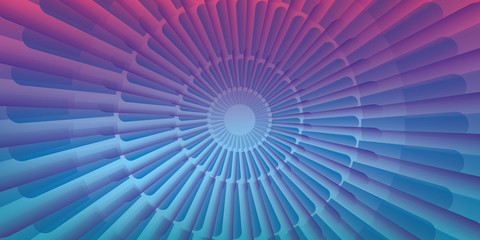 circle blue abstract design background
