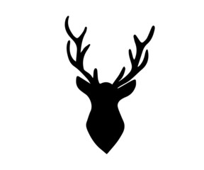 deer head vector design