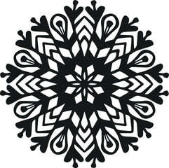 mandala flower floral vector