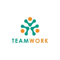 Team Work Logo Company and Group