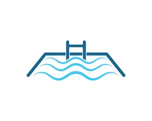 swimming pool icon vector illustration design