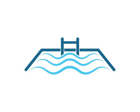 swimming pool icon vector illustration design