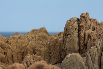 rocks and blue sky