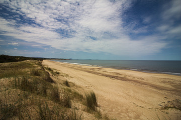 sand dunes and blue sky