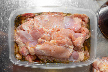 delicious food preparation process