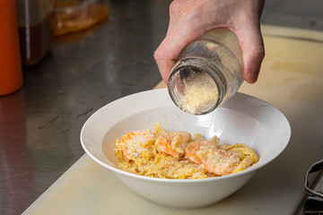 delicious food preparation process