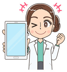 美容 脱毛 ドクター 医者 研究員 美人 きれい 皮膚科 白衣