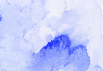 Watercolor stains on white paper ink texture