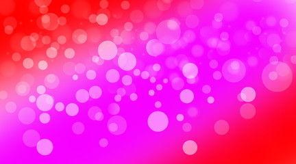 Red and Pink  abstract  background with bokeh lights, flare special effect,defocused