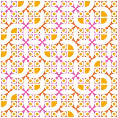 Colorful Seamless Pattern With Hearts, Abstract, Illustrator Geometric Pattern Wallpaper 