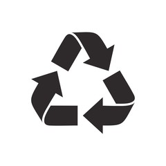 Recycle symbol design. Vector illustration.