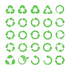 Recycle symbol design. Vector illustration.