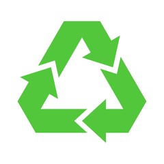 Recycle symbol design. Vector illustration.