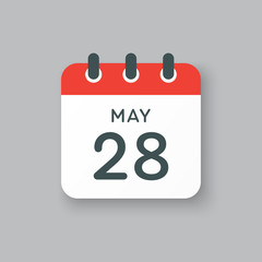 Calendar day 28 May, days of the year