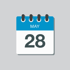 Calendar day 28 May, days of the year