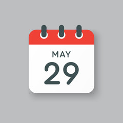 Calendar day 29 May, days of the year