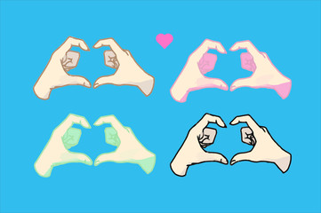 heart　hand２