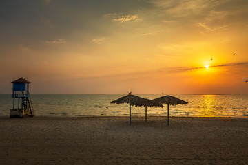 Morning view of Fanateer Beach -Saudi Arabia