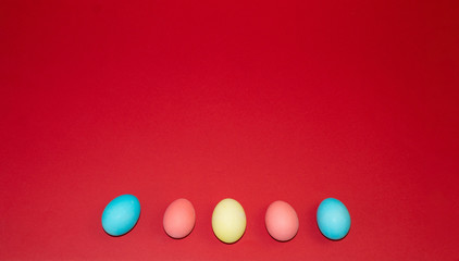 Holiday card for Easter, template, banner, copy Space