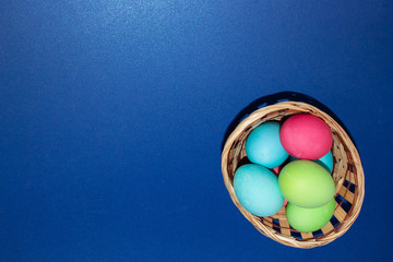 Holiday card for Easter, template, banner, copy Space