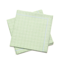 Clean napkins on white background