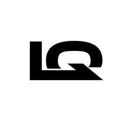 Initial 2 letter Logo Modern Simple Black LQ