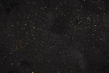 Glitter Black textural Background