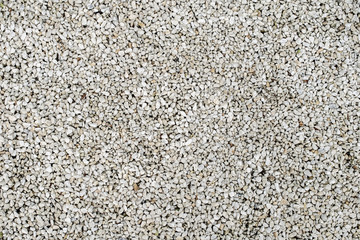 Background of gray gravel. Gray gravel close up
