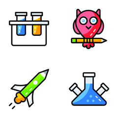 Science and Education Icons Pack