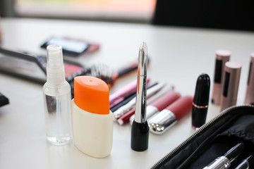 Collection beauty accessories,Fashion beauty product.
