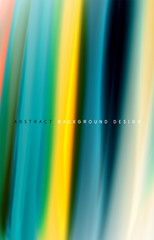 Abstract background - fluid color gradient waves, with dynamic motion line effect. Vector Illustration For Wallpaper, Banner, Background, Card, Book Illustration, landing page