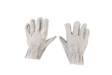 Work gloves isolated on white background