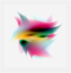 Liquid fluid color splashes abstract background, bright colorful shapes. Techno futuristic vector abstract background For Wallpaper, Banner, Background, Card, Book Illustration, landing page