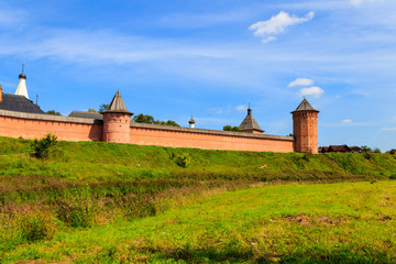 Fototapeta na wymiar Monastery of Saint Euthymius in Suzdal, Russia