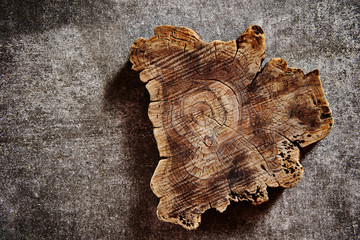 Unique shape of wooden board 