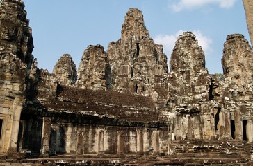 Fototapeta na wymiar Bayon Temple, Angkor Thom, Siem Reap, Cambodia