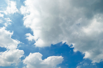 blue sky with clouds