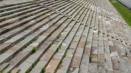 Stairway of the stage of the Zeppelinfeld, Nuremberg