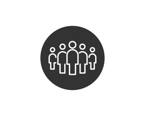 Community Logo Icon Design Vector