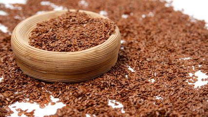 buckwheat in a wooden bowl
