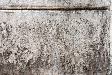 The wall of concrete decorative bricks