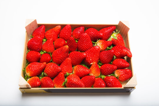 fraises en cagette