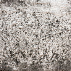The wall of concrete decorative bricks