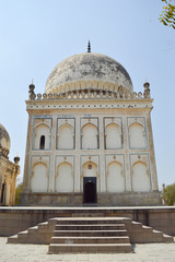 historical dome structures of seven tombs in hydrabad india