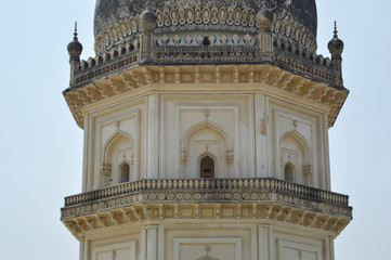 historical dome structures of seven tombs in hydrabad india
