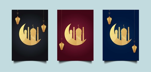 abstract cover background with geometric shapes