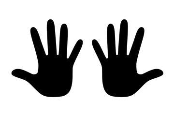 手のひらのマーク　セット