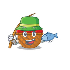 A Picture of funny Fishing tomato basket design