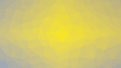 Yellow polygon pattern. Low poly design