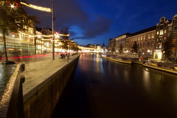 Fluss in Amsterdam